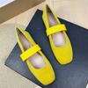 Fashion Flat Shoes for Women Retro Square Toe Shallow Mouth New Summer Ballet Mary Jane Shoes Plus Size Casual Women's Shoes 42 43