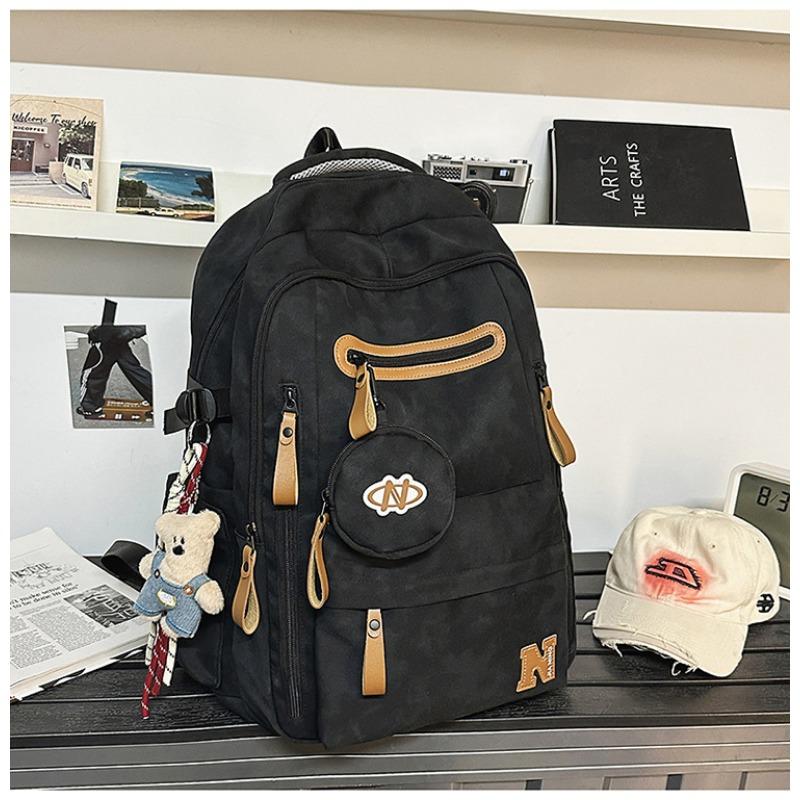 School bag new high value college style simple backpack couple light travel mountaineering large capacity backpack