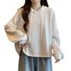 Women's Plus Size Ribbed Hooded Long Sleeve T-shirt - Autumn Loose Fit, Slimming, Stylish Top