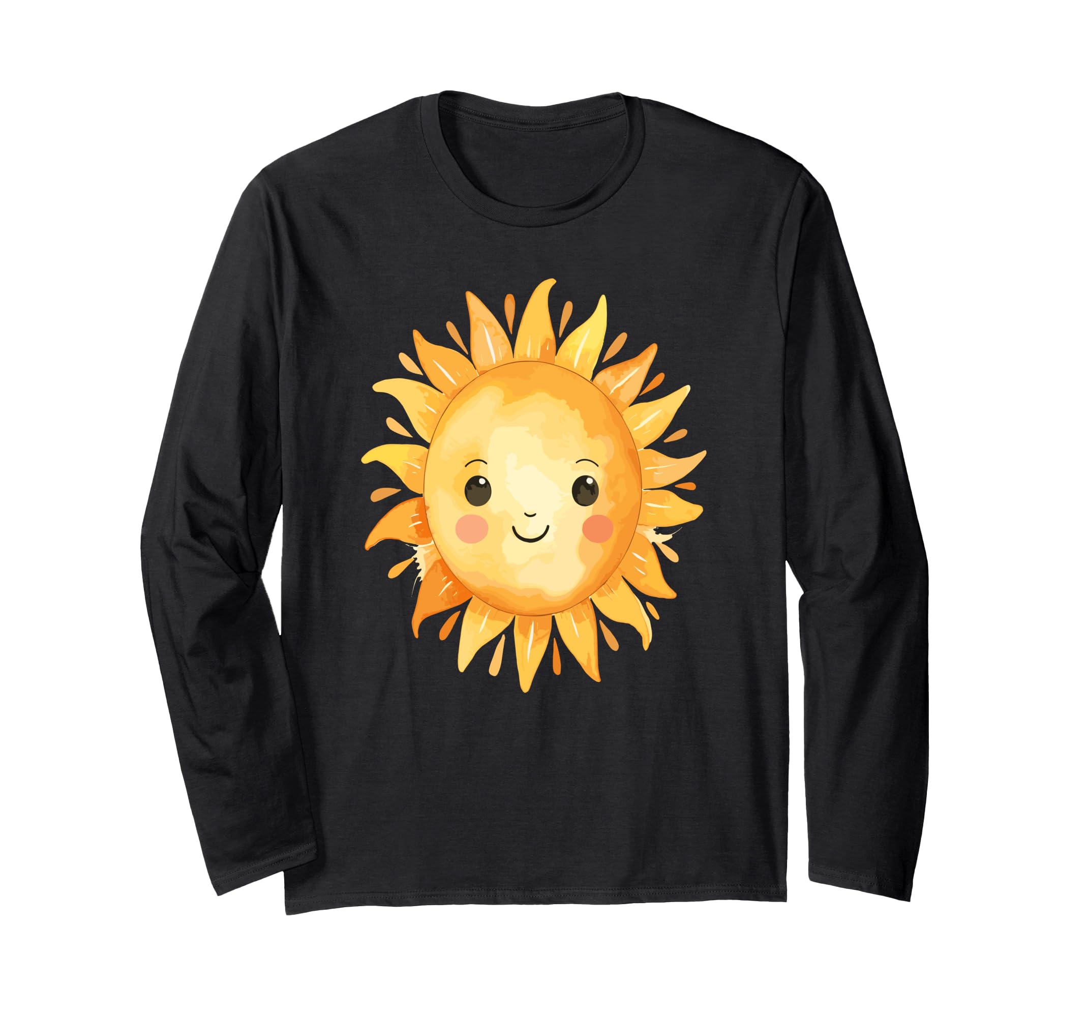 

Футболка с длинным рукавом Sun Sunshine Sun Worshiper Sunbeams Summer