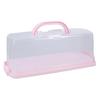 Carrying Bread With Case Transparent Handle Snacks Storage Box For Toasts Cake Slices Bakewares Organization Tool
