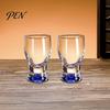 Entertaining And Hosting Barware Mini Snifter Glass with Ergonomic Weighted Base, Crystal Clear Tasting Mixed Drink Serving Cups Glasses, Comfortable