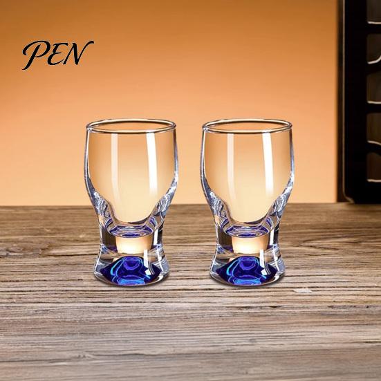 Entertaining And Hosting Barware Mini Snifter Glass with Ergonomic Weighted Base, Crystal Clear Tasting Mixed Drink Serving Cups Glasses, Comfortable
