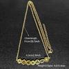 Gold 7 Chakra Necklace for Women Long Pendant Yoga Jewelry Fashion Accessories Adjustable Chain Spiritual Necklace Y-shaped Jewelry Gift for Women