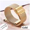 Schnellverschluss Milanaise Armband 18mm 20mm 22mm 12mm 14mm 16mm 17mm 19mm 21mm 24mm Universelles Armband 0.6mesh Edelstahl