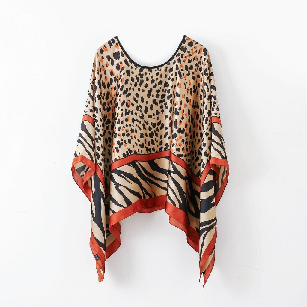 Spring/Summer Silk Scarf: Sun Protection Shawl & Cover-up for Women