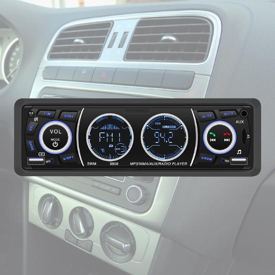 

SMW8808 Плеер Bluetooth-совместимый 4 12 В Hands Free Автомобильный MP3-музыка