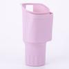 FE# Silicone Tumbler Boot Heat-Resistant Anti-Scratch Cup Accessories (Purple)