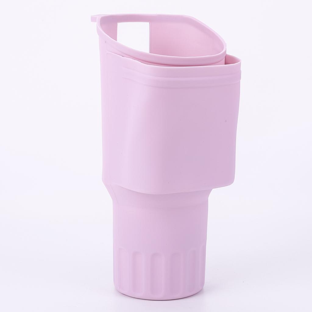 FE# Silicone Tumbler Boot Resistente ao Calor Anti-Riscos Acessórios para Copos (Roxa)