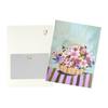 3D Greeting Card with Color Butterfly/Flower Busket Theme Optional for Birthdays, Anniversaries, and Holidays