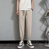 Overalls Trendy Summer New Fashion Trendy Brand Micro-elastic Men's Loose Trendy Youth Popular Nine-point Pants Casual Pants