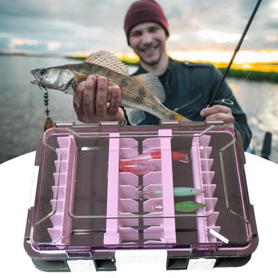 Fishing Tackle Box Portable Multi-compartment Lure Storage Box Large Capacity Lure Organizer Gift for Fishing Enthusiasts Anglers