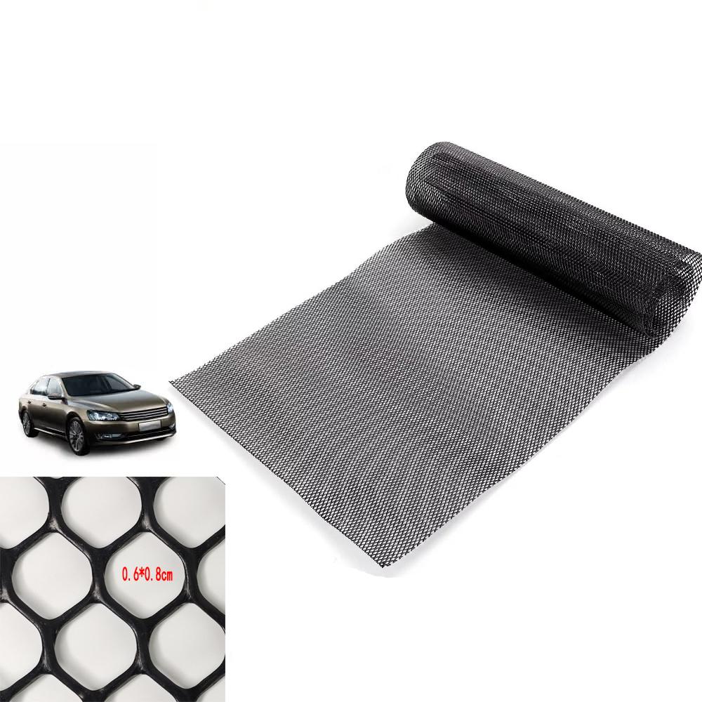 1pc Universal Hood Vent Racing Grills 120X40cm Grill Honeycomb Hexagon Mesh Grille ABS Plastic Spoiler Bumper Vents Car Parts