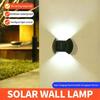 Solar Led Light Outdoor Waterproof Wall Lamps Garden Decoration Landscape Wall Lights for Balcony Stairs Countyard Fence Lights