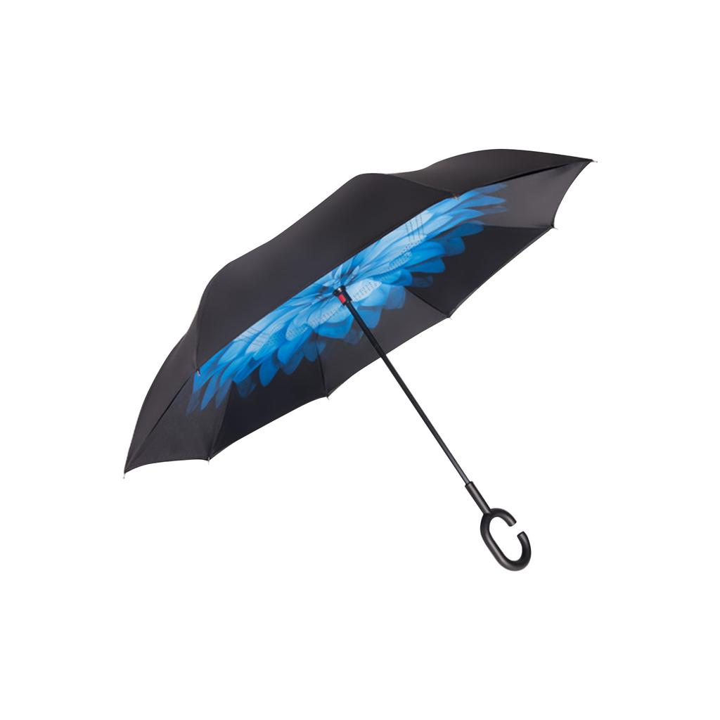 Thickened Black Parasol Umbrella Umbrella Boutique Innovative Reverse Umbrella Double-layer Sun Umbrella