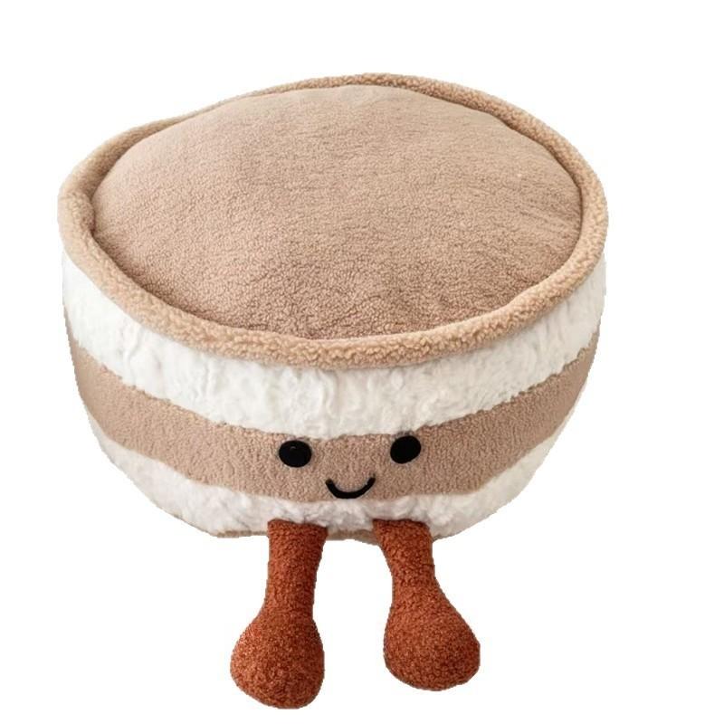 

Plush Cake Soft Pillow For Couch Bed Decor With Padded Fill And Cute Design