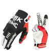 2024 Touch Screen New Red Black Men's and Women's Full Finger Thin Bicycle Mountain Cross-Country Outdoor Sports Riding Gloves