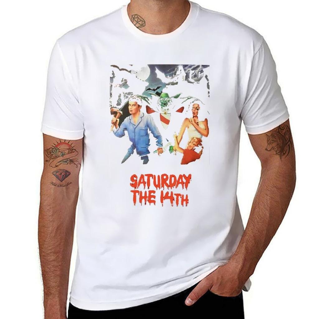 Samstag, der 14. 1981 T-Shirt Baumwoll-T-Shirts hochwertiges T-Shirt Mann Luxus-T-Shirts für Mann Baumwoll-T-Shirt