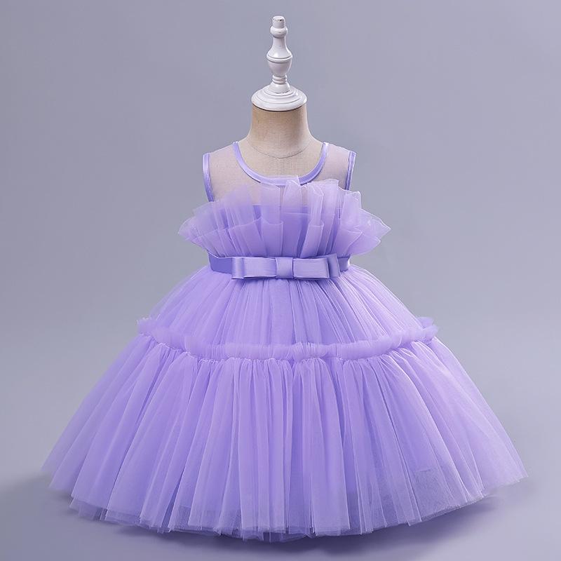 Best-Selling Girl's First Birthday Mesh Princess Party Dress