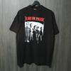 90s VINTAGE Linkin Park Member Photo Boot XL Linkin Park Short Sleeve T-shirt Bl Unisex T-Shirt