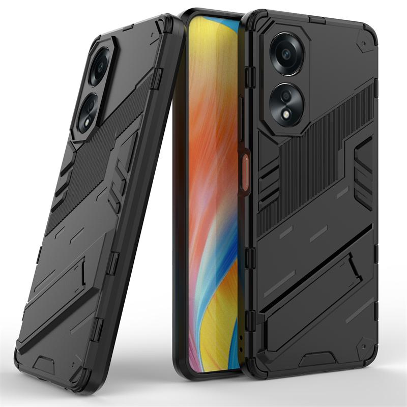 For OPPO A58 4G Case Cover OPPO A58 4G Capas New Shockproof Back Bumper Armor Kickstand Back Holder Cover For OPPO A58 4G Fundas