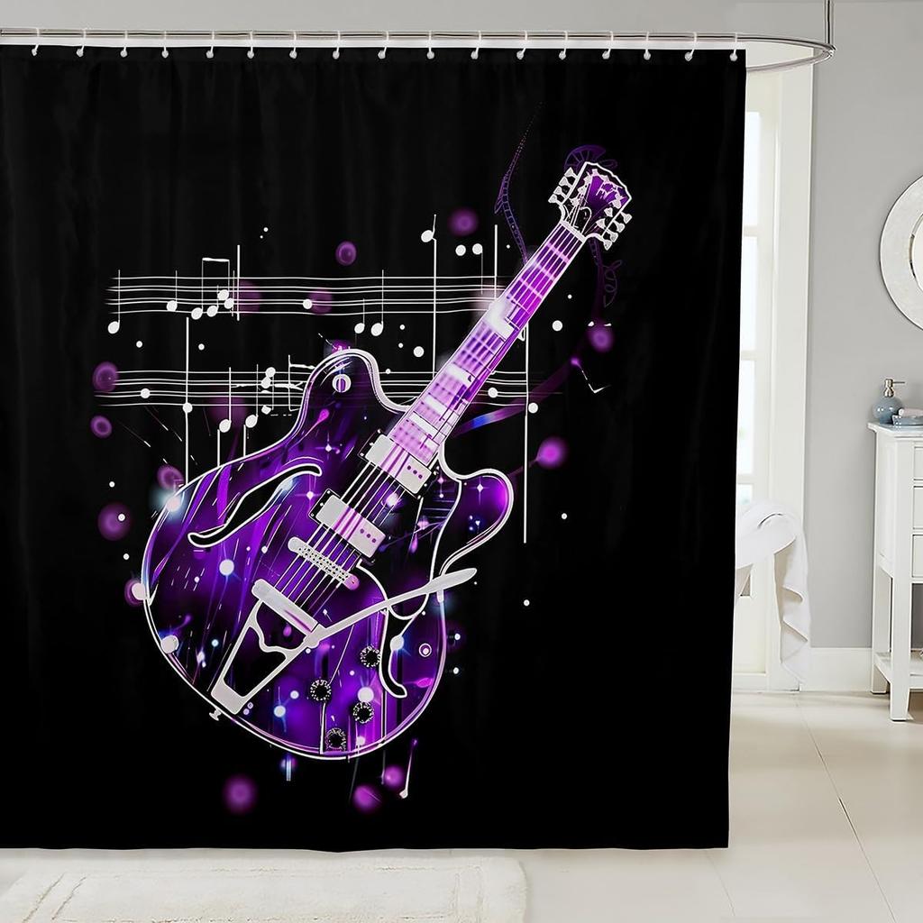 Cat Shower Curtain Japanese Style Bathroom Shower Curtain Sets for Kids Boys Girls Teens,Ocean Wave Fabric Shower Curtain