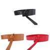 Leather Waist Belt For Women With Knot Decor And First Layer Cowhide Material For Casual Styling