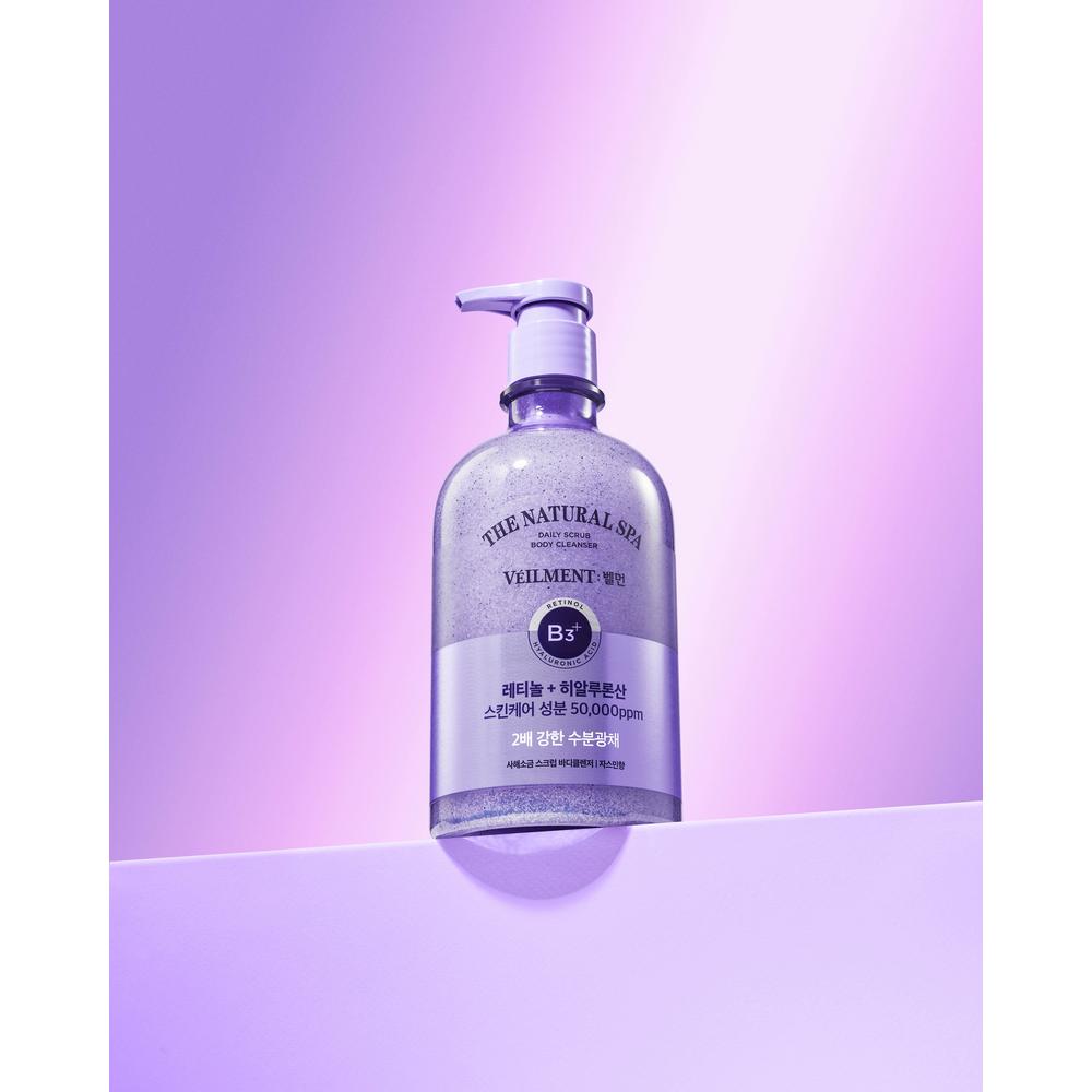 Bellman Spa Moisture Glow Esfoliante Corporal Suavemente Ácido Fragrância Jasmim, 580ml, 2 peças