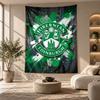 Decorative Tapestry,Hibernian FC Printed Wall Art, Lightweight Wall Hanging For Bedroom Background
