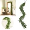 6/9 Ft Artificial Norfolk Pine Christmas Wreath Green Garland Home Decor Festive Holiday Home Accent Room Decor Christmas Decor