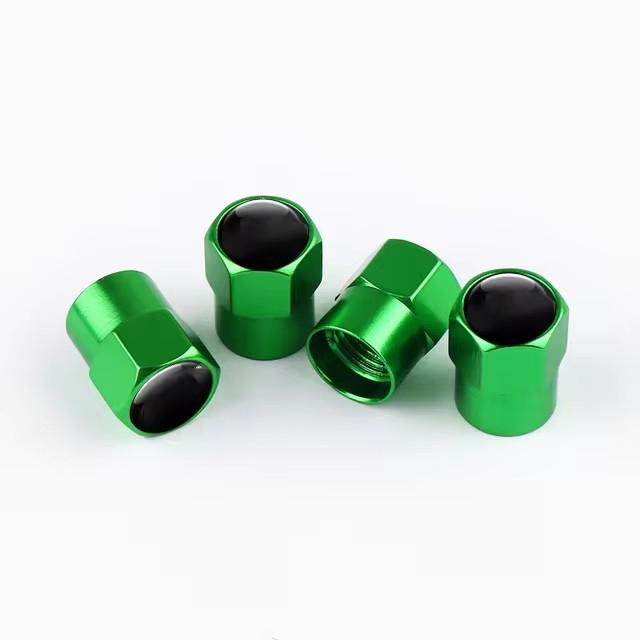 AUP1 4PCS/Set New Metal No Logo Car Wheel Tire Valve Caps Covers Dust-proof Auto Parts For Car Truck Bicycles Motorcycles Accessories