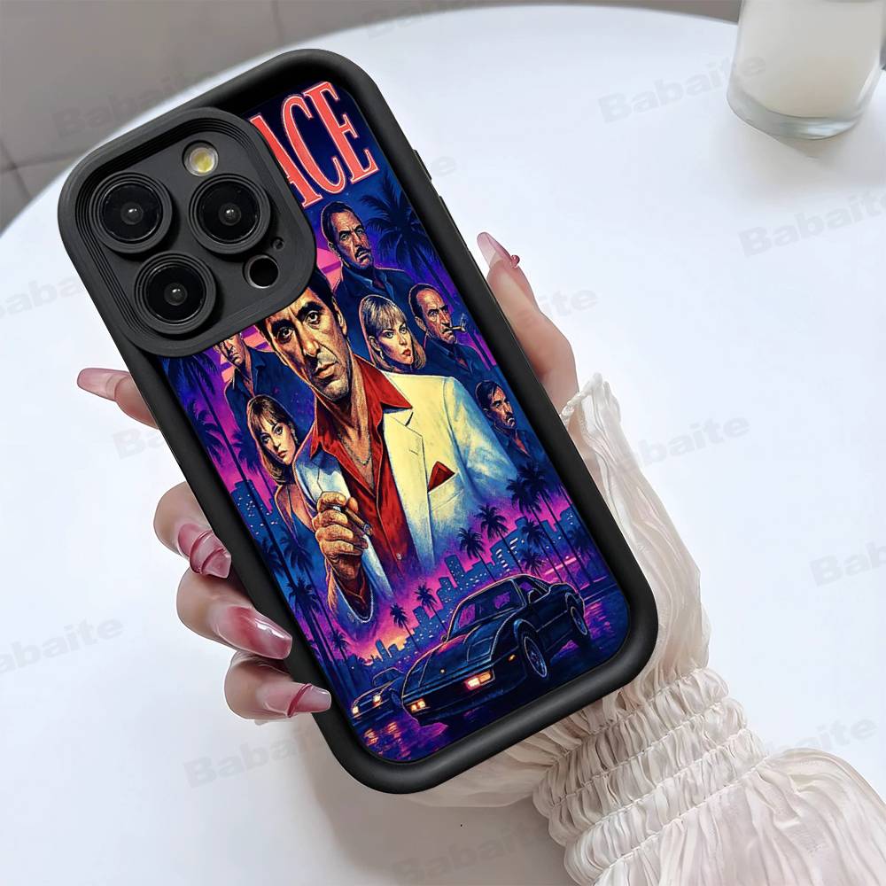 Vintage Classic S-scarface Phone Case For iPhone 17 16 E 15 14 13 12 11 Pro Max Plus Back Cover