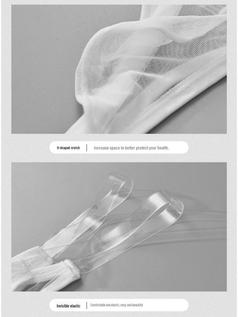 GTOPX Transparent Personalized Men's U-convex Sexy T-Pants