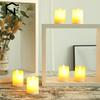 6Pcs LED Flameless Candles Flickering Battery Operated Pillar Candles Tealight Led Halloween Christmas Weddings Home Decor