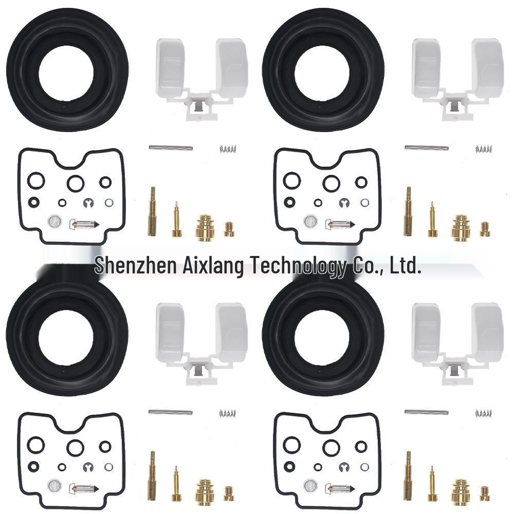 4-Piece Carburetor Repair Kit for 1998-2006 Suzuki GSX600F Katana 600