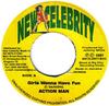 7inch Record ACTION MAN  Girls Wanna Have Fun NONE New Celebrity 1997 Jamaica Reggae Ska  Dub Used