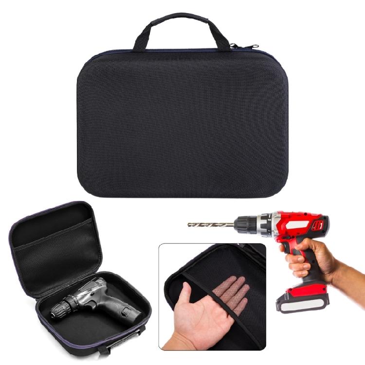 Drill Tool Bag Storage Case with Handle, Electric Grinder Drill Bag Zippers Pouches Replacement for Electric Drill Tool