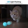 Electric Intelligent Cat Toy Silicone Automatic Ball Rolling Anti-Gnawing Jumping Pet Products Usb Recharge Pet Interactive Toy