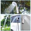 1 Pcs Rechargeable Outdoor Camp Shower Pump With Led Light 2200Mah Battery Portable Shower For Hiking Outside Activities