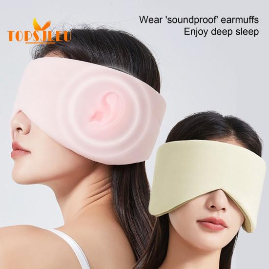 Augenabdeckung für erholsamen Schlaf – doppelter sensorischer Raum, ultimativer Komfort, völlige Dunkelheit, Schlafversorgung