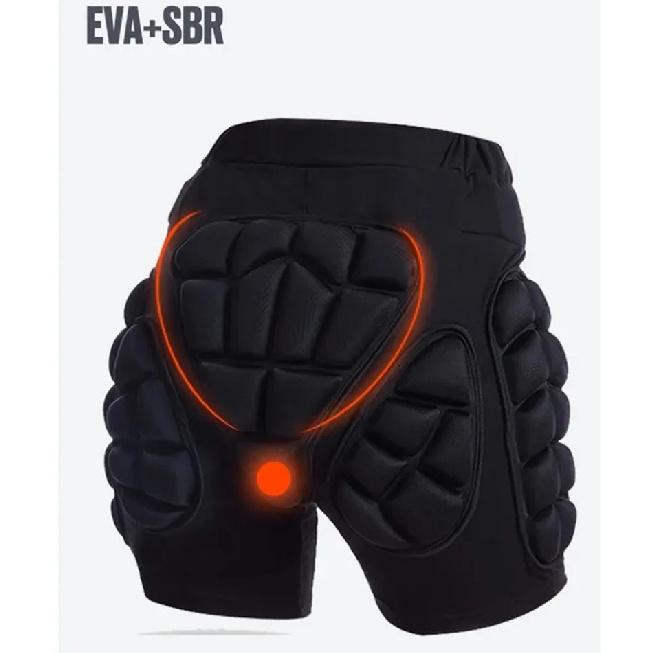 Anti-Fall Hip Protection Pants Unisex Hip Butt Padded Short Pants Roller Skating Ski Protective Equipment Outdoor Sports Hip Pad