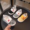 Plaid Canvas Shoes for Kids - Spring & Autumn 2026 Collection, Indoor Shoes for Boys & Girls