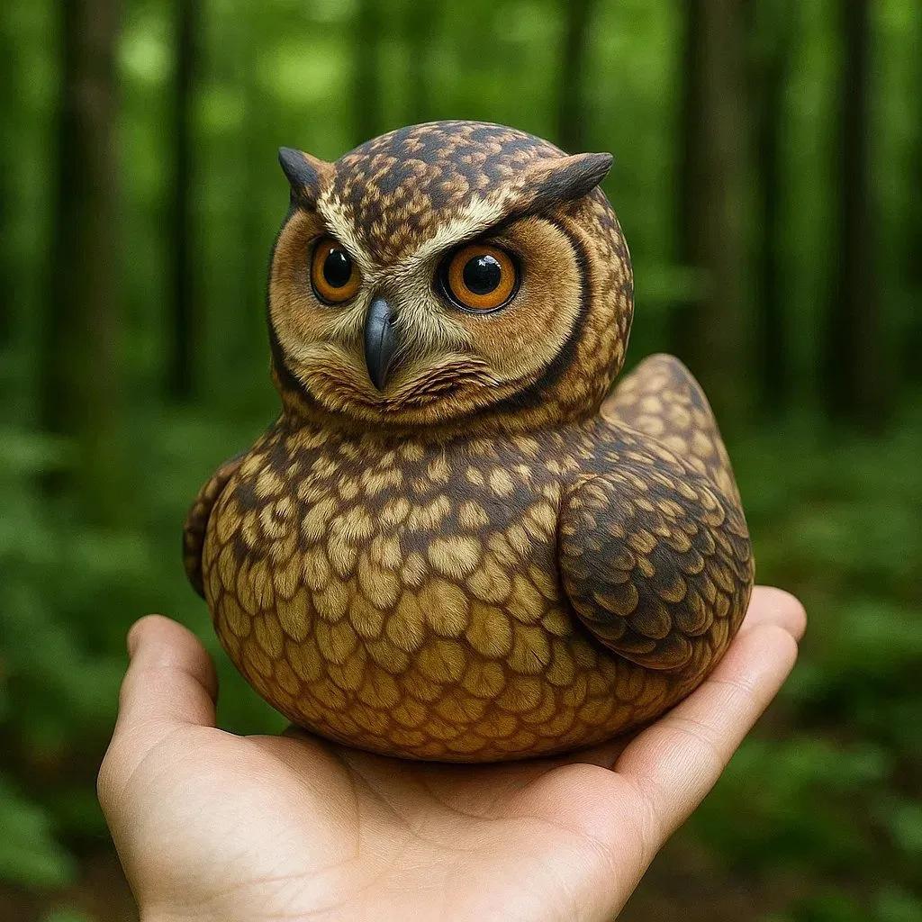 Resin Wildlife Ornament Nature Lover Gift Wildlife Owl Figurine Crocodile Resin Eagle Ornament Buffalo  Wildlife Duck Figurine