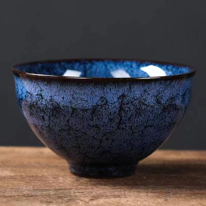 Kiln-Transformed Dragon Egg Dragon-Shaped Non-Slip Ceramic Cup Jian Zhan Warm Hand Cup Kiln-Transformed Large Capacity Master Cu
