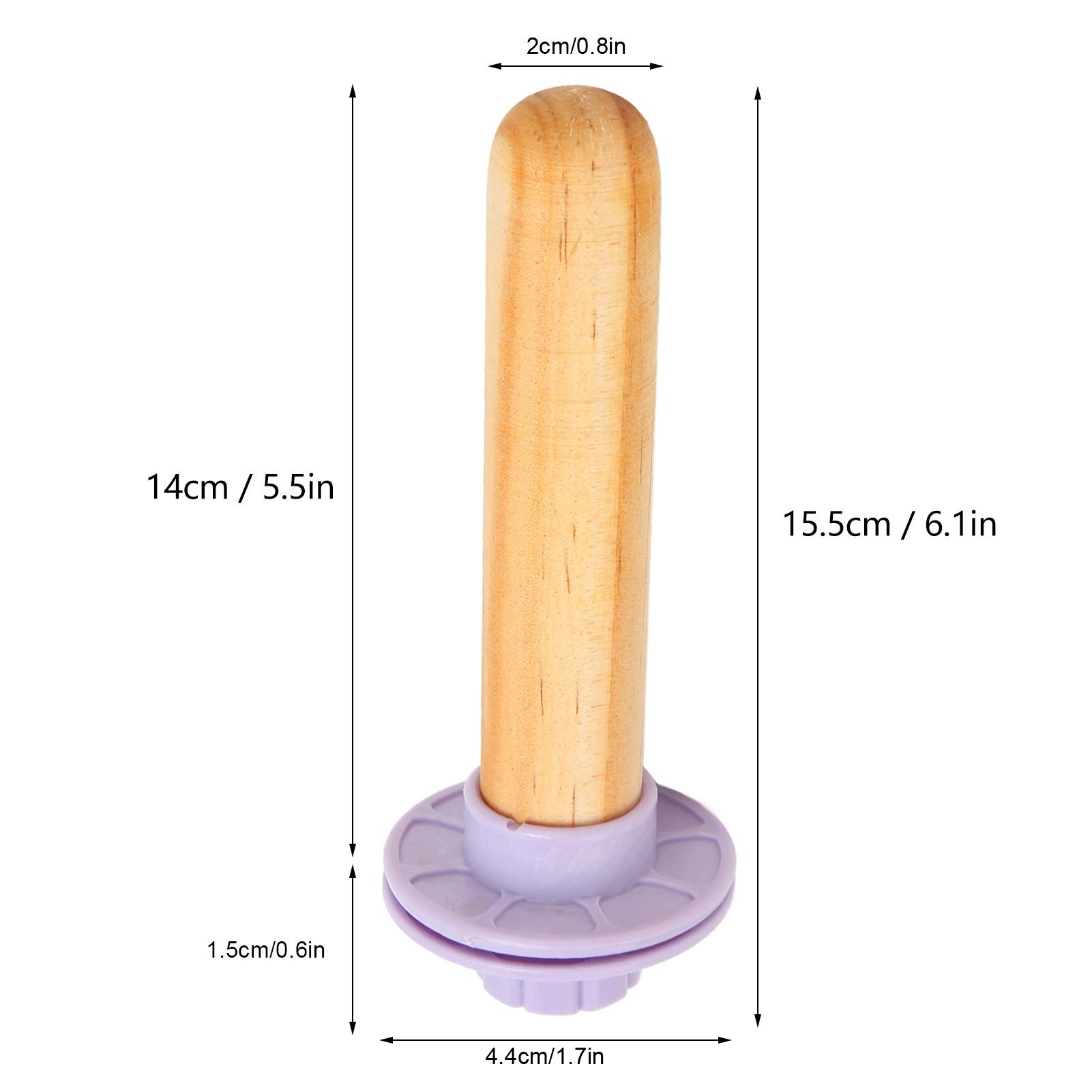 Outsideworld Pink Bird Cage Perch Beak Paw Grinding Wooden Parrot Stand Stick Toy For Cockatiels Lovebirds Budgies