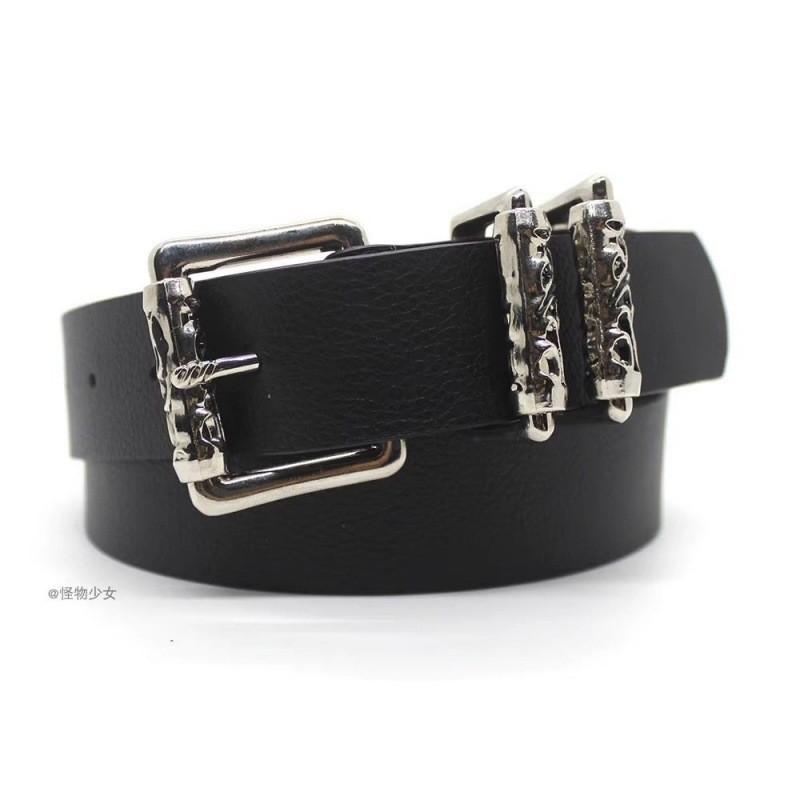 

Retroinspired Elegant Pu Leather Belt Stylish Versatile Accessory For Fashion Modern чорний