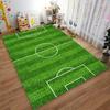 Soccer Field Pattern Carpet Suitable As a Non-slip Mat for the Living Room or Bedroom Sofa