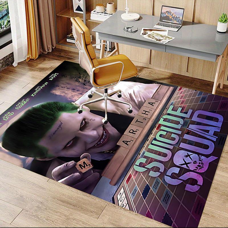 1PC Suicide Squad Extra Large Non-Slip Floor carpet, Office, family, bedroom, Studio - Large Area Rug Indoor Rugs1155A