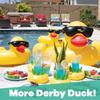 Thickened Swimming Pool Air Mattress,Giant Duck Inflatable Pool Floating Bed, Water Lounge Chair Perfect for Pool & Beach Party