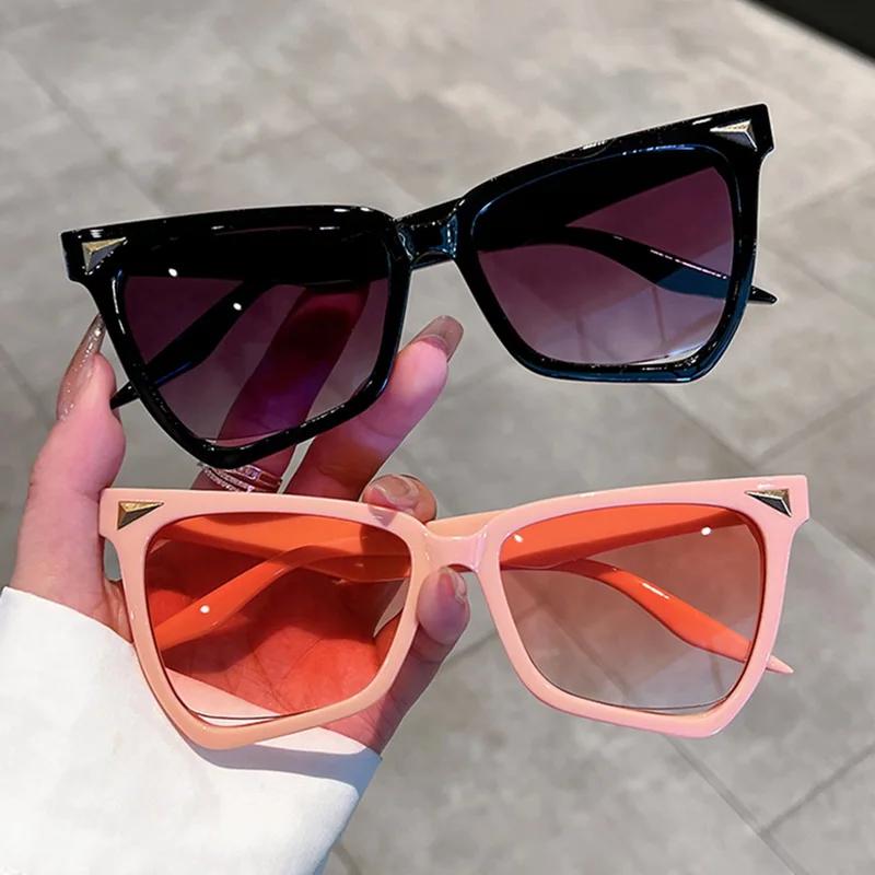 Fashion Irregular Sunglasses Butterfly Frame Colorful Sunglasses Y2k Large Cat Eye  Trendy Sun Glasses Outdoor Sun Shade Eyewear